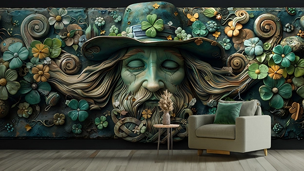  Artistic 3D Wall Wallpaper